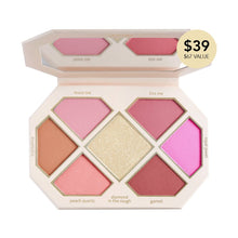 Load image into Gallery viewer, rose cut gems blush